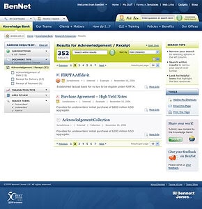 Bennett Jones Portal - Research Resources