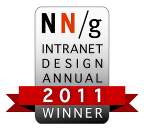 Nielsen Norman Group - Winner of 10 Best Intranets of 2011